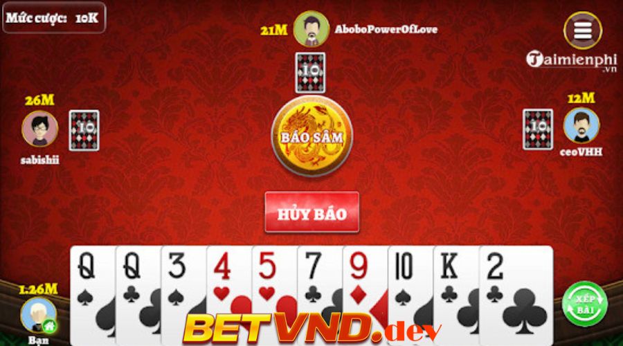 game bài sâm lốc betnvd